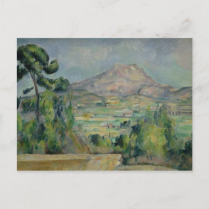 Paul Cezanne   Montagne Sainte-Victoire, c.1887-90 Briefkaart