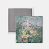 Paul Cezanne | Montagne Sainte-Victoire uit Lauve Magneet (Voorkant / Achterkant)