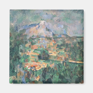 Paul Cezanne   Montagne Sainte-Victoire uit Lauve Magneet