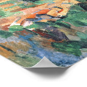 Paul Cezanne | Montagne Sainte-Victoire uit Lauve Poster (Hoek)