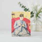 Paul Cezanne | Naaien van Madame Cezanne Briefkaart (Staand voorkant)