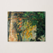 Paul Cezanne Natuur Schilderij & Citaat Legpuzzel (Horizontaal)
