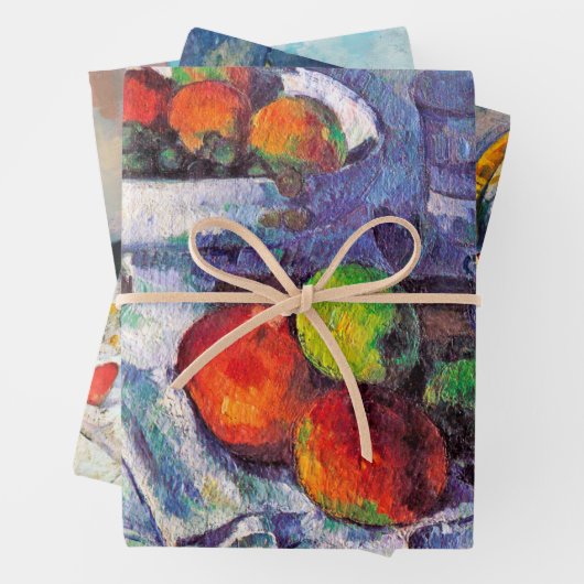 Paul Cezanne, nog steeds leven Inpakpapier Vel (In situ)