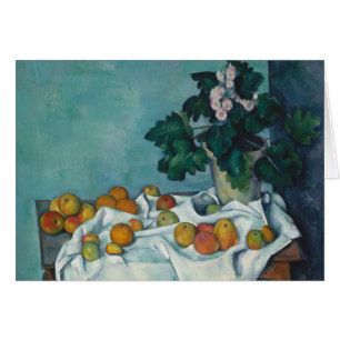 Paul Cezanne   Nog steeds leven met appels en een 