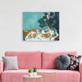 Paul Cezanne | Nog steeds leven met appels en een Canvas Afdruk (Insitu (Woonkamer))