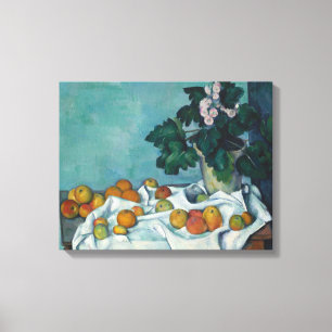 Paul Cezanne Nog steeds leven met appels en een Canvas Afdruk