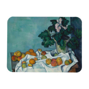Paul Cezanne   Nog steeds leven met appels en een  Magneet