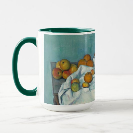 Paul Cezanne | Nog steeds leven met appels en een Mok (Links)