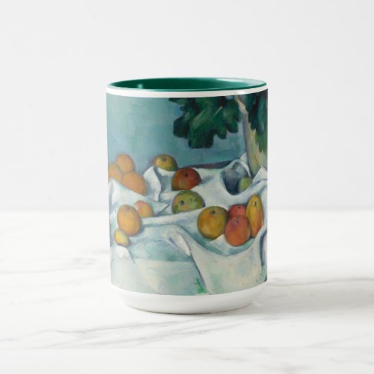 Paul Cezanne | Nog steeds leven met appels en een  Mok (Midden)