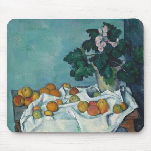 Paul Cezanne | Nog steeds leven met appels en een Muismat (Voorkant)