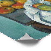 Paul Cezanne | Nog steeds leven met appels en een Poster (Hoek)
