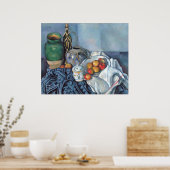 Paul Cézanne, nog steeds leven met appels Poster (Keuken)