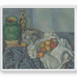 Paul Cézanne - Nog steeds leven met appels Sticker