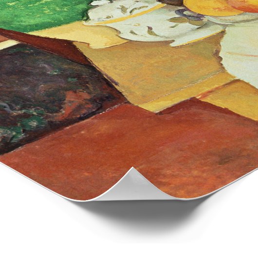 Paul Cezanne | Nog steeds leven met een borstkas, Poster (Hoek)