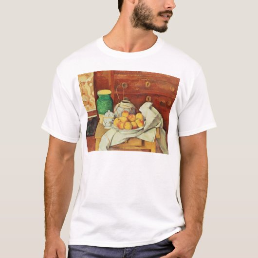 Paul Cezanne | Nog steeds leven met een borstkas, T-shirt (Voorkant)