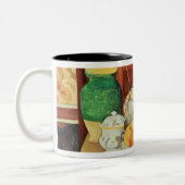 Paul Cezanne | Nog steeds leven met een borstkas, Tweekleurige Koffiemok (Links)