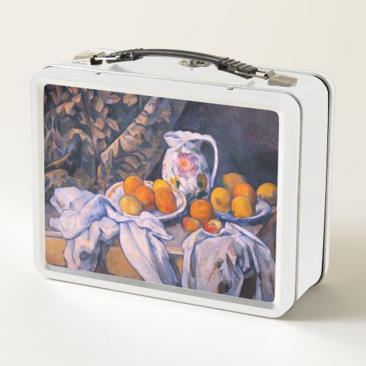 Paul Cezanne - Nog steeds leven met een gordijn (Achterkant)