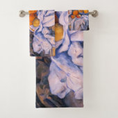 Paul Cezanne - Nog steeds leven met een gordijn Bad Handdoek (Insitu)