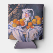 Paul Cezanne - Nog steeds leven met een gordijn Blikjeskoeler (Voorkant)