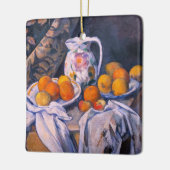 Paul Cezanne - Nog steeds leven met een gordijn Keramisch Ornament (Links)