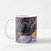 Paul Cezanne - Nog steeds leven met een gordijn Koffiemok (Links)