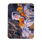 Paul Cezanne - Nog steeds leven met een gordijn Magneet (Verticaal)