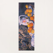 Paul Cezanne - Nog steeds leven met een gordijn Yogamat (Achterkant)