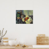 Paul Cezanne, nog steeds leven met fruit Poster (Keuken)