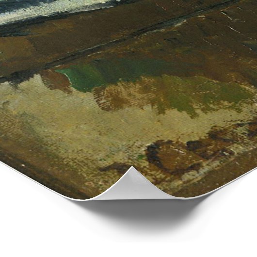 Paul Cézanne - Nog steeds leven met fruitdish Poster (Hoek)