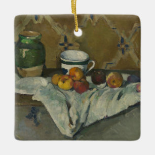 Paul Cezanne Nog steeds leven met jar, Cup en Ap Keramisch Ornament