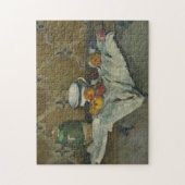 Paul Cezanne | Nog steeds leven met jar, Cup en Ap Legpuzzel (Verticaal)