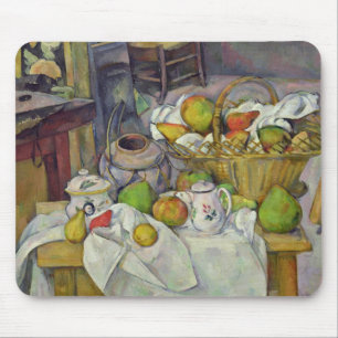 Paul Cezanne   Nog steeds leven met mand, 1888-90 Muismat