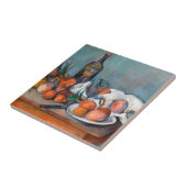 Paul Cézanne, nog steeds leven met uien en een fle Tegeltje (Zijkant)
