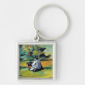 Paul Cezanne - Painter op Work Sleutelhanger (Voorkant)