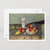 Paul Cezanne | Paul Cezanne | Nog steeds leven met Briefkaart (Voorkant / Achterkant)