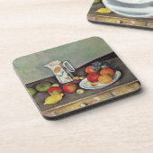 Paul Cezanne | Paul Cezanne | Nog steeds leven met Drankjes Onderzetter (Linkerzijde)