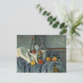 Paul Cezanne | Peppermint-fles, 1893-95 (olie) Briefkaart (Staand voorkant)