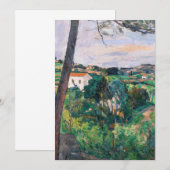 Paul Cezanne - Pijnboom in Estaque Bedankkaart (Voorkant / Achterkant)