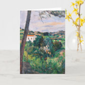Paul Cezanne - Pijnboom in Estaque Kaart (Gele Bloem)