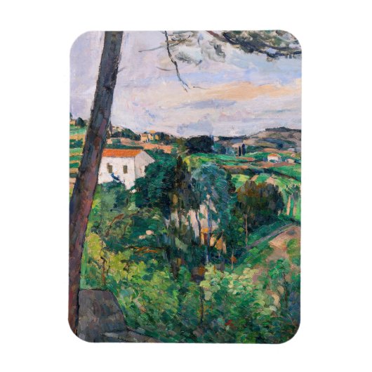 Paul Cezanne - Pijnboom in Estaque Magneet (Verticaal)