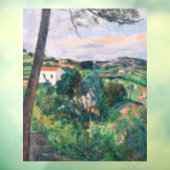 Paul Cezanne - Pijnboom in Estaque Raamsticker (Vel 3)
