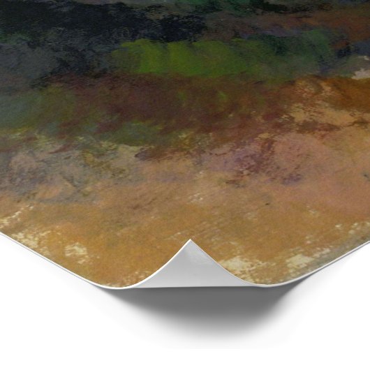 Paul Cézanne - Pines en Rocks Poster (Hoek)