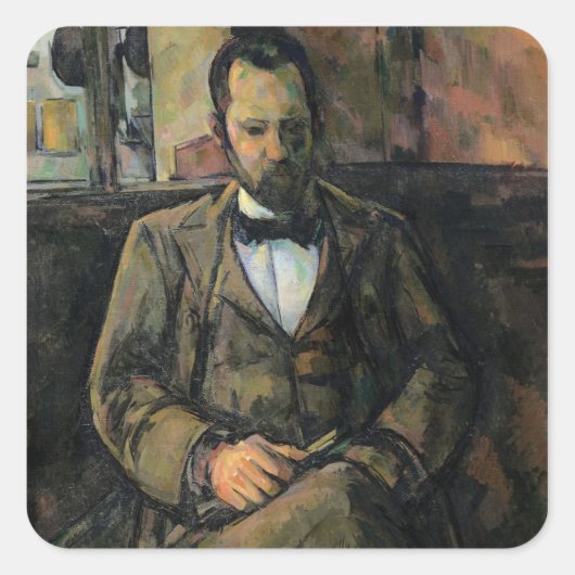 Paul Cezanne | Portret van Ambroise Vollard, 1899 Vierkante Sticker (Voorkant)