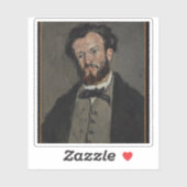 Paul Cézanne - Portret van Anthony Valabrègue Sticker (Vel)