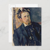 Paul Cezanne | Portret van Joachim Gasquet 1896-9 Briefkaart (Voorkant / Achterkant)