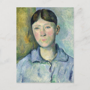 Paul Cezanne   Portret van Madame Cezanne, 1885-90 Briefkaart