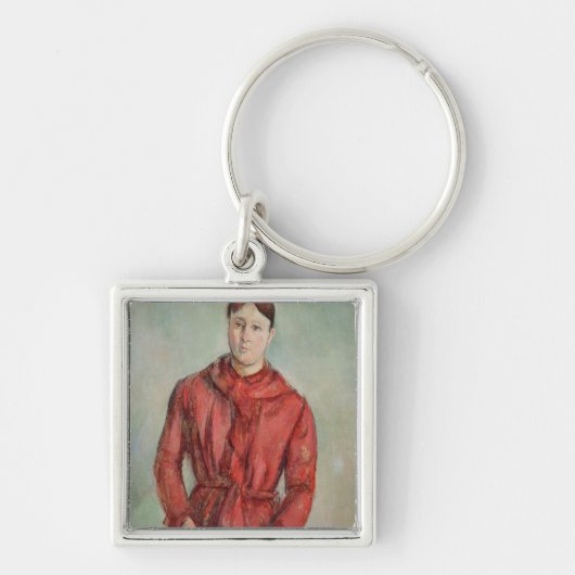 Paul Cezanne | Portret van Madame Cezanne Sleutelhanger (Voorkant)
