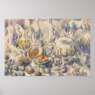 Paul Cezanne - Pot en Soup Tureen Poster