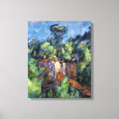 Paul Cezanne Quarry op Bibémus Canvas Afdruk (Voorkant)
