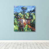 Paul Cezanne Quarry op Bibémus Canvas Afdruk (Insitu (Houten vloer))